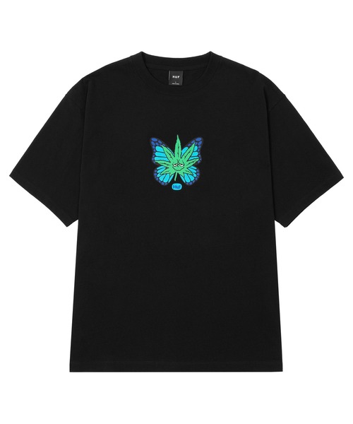 HUF（ハフ）の「GREEN BUDDERFLY TEE（Tシャツ/カットソー・メンズ・ホワイト/ブラック/オレンジ系その他・S/M/L/XL/XXL）」の18枚目の写真