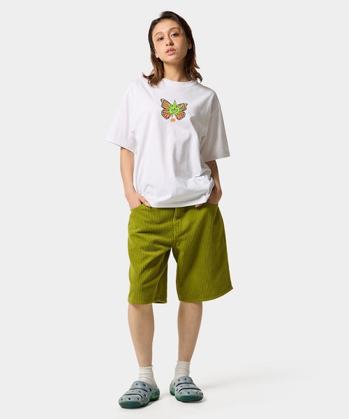HUF（ハフ）の「GREEN BUDDERFLY TEE（Tシャツ/カットソー・メンズ・ホワイト/ブラック/オレンジ系その他・S/M/L/XL/XXL）」の14枚目の写真