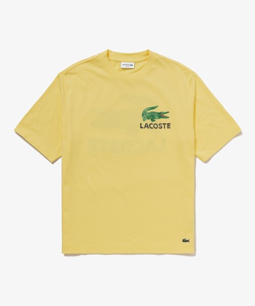 LACOSTE(ラコステ)の「ヴィンテージ ロゴプリント ルーズフィットTシャツ(Tシャツ/カットソー・メンズ・イエロー/ダークアッシュ/オフホワイト・5/4/3/2)」の11枚目の写真