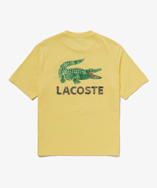 LACOSTE(ラコステ)の「ヴィンテージ ロゴプリント ルーズフィットTシャツ(Tシャツ/カットソー・メンズ・イエロー/ダークアッシュ/オフホワイト・5/4/3/2)」の12枚目の写真