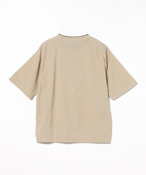 BEAMS HEART（ビームスハート）の「【6/18値下げ】フェイクレイヤード カットソー（ユニセックス）（Tシャツ/カットソー・メンズ・ベージュ/ネイビー・L/XL/M/S）」の4枚目の写真