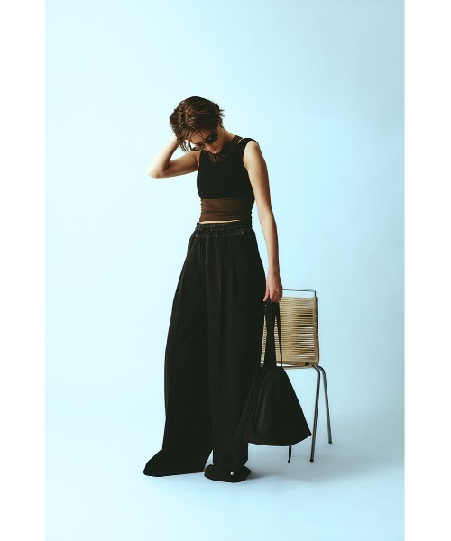 RIM.ARK（リムアーク）の「【PRE ORDER】Vacation medium bag バケーション ミディアム バッグ（ショルダーバッグ・レディース・ブラック/ホワイト/ライトグリーン・FREE）」の6枚目の写真