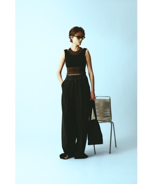 RIM.ARK（リムアーク）の「【PRE ORDER】Vacation medium bag バケーション ミディアム バッグ（ショルダーバッグ・レディース・ブラック/ホワイト/ライトグリーン・FREE）」の7枚目の写真