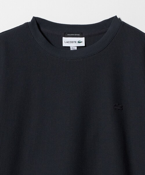 LACOSTE（ラコステ）の「＜LACOSTE for BEAUTY&YOUTH＞ワントーン ショートスリーブ Tシャツ（Tシャツ/カットソー・メンズ・ブラック/ブラウン系/ライトグレー/ホワイト/ダークグレー・S/L/XL/M）」の7枚目の写真