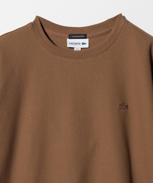 LACOSTE（ラコステ）の「＜LACOSTE for BEAUTY&YOUTH＞ワントーン ショートスリーブ Tシャツ（Tシャツ/カットソー・メンズ・ブラック/ブラウン系/ライトグレー/ホワイト/ダークグレー・S/L/XL/M）」の12枚目の写真