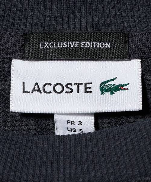 LACOSTE（ラコステ）の「＜LACOSTE for BEAUTY&YOUTH＞ワントーン ショートスリーブ Tシャツ（Tシャツ/カットソー・メンズ・ブラック/ブラウン系/ライトグレー/ホワイト/ダークグレー・S/L/XL/M）」の20枚目の写真