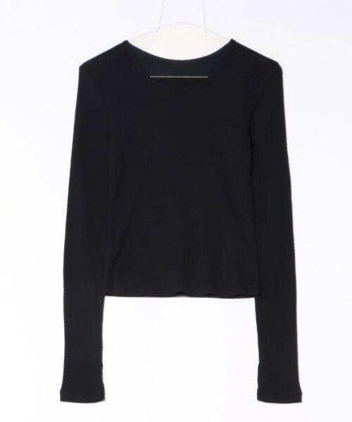 CLANE(クラネ)の「CLANE LAYERED TULLE RIBBON CUT TOPS(シャツ/ブラウス・レディース・ブラック・2/1)」の3枚目の写真