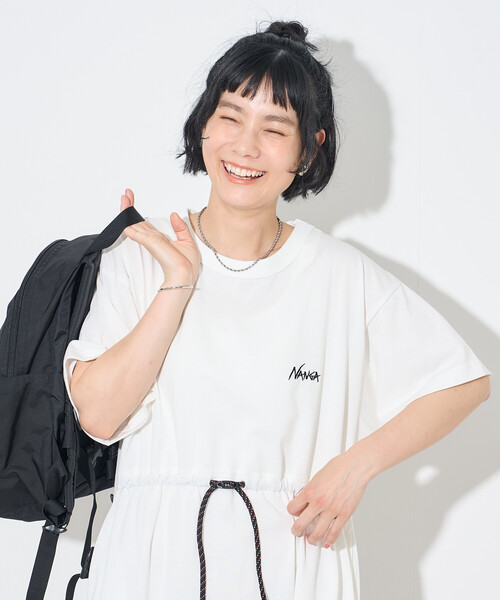 NANGA × FREAK'S STORE/ナンガ 別注 ウエストコード カットワンピース