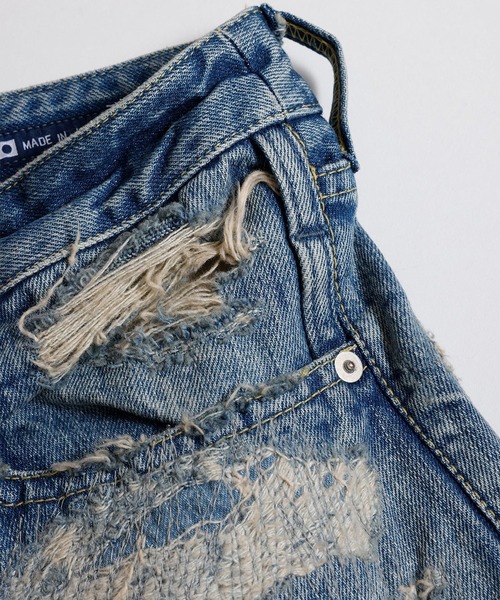 FDMTL(ファンダメンタル)の「【FDMTL】WIDE FIT DENIM CS136(デニムパンツ・メンズ・インディゴブルー・34inch/32inch/30 inch/28inch)」の9枚目の写真