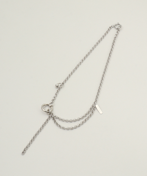 JUSTINE CLENQUET（ジュスティーヌクランケ）の「【JUSTINE CLENQUET/ジャスティーヌ クランケ】 JAY NECKLACE（ネックレス・レディース・シルバー・FREE）」の2枚目の写真