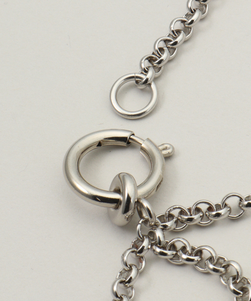 JUSTINE CLENQUET（ジュスティーヌクランケ）の「【JUSTINE CLENQUET/ジャスティーヌ クランケ】 JAY NECKLACE（ネックレス・レディース・シルバー・FREE）」の4枚目の写真