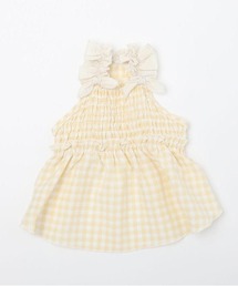 moncheri（モンシェリ）の「冷感MIXギンガムチェックワンピース（ペットウェア）」