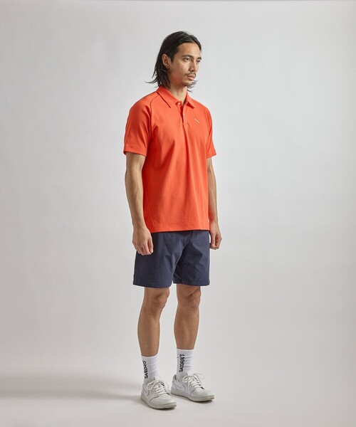 Saturdays Golf(サタデーズゴルフ)の「SS Popcorn Knit Shirt(ポロシャツ・メンズ・オレンジ/ネイビー/ホワイト・S/XL/M/L)」の8枚目の写真