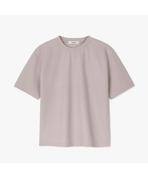 POLYGRAM（ポリグラム）の「デイリーリングクルラウンド半袖Tシャツ - 6COLOR（Tシャツ/カットソー・レディース・スカイブルー/ブラック/アイボリー/セージグリーン/グレイッシュベージュ/コーラルピンク・MEDIUM/LARGE/X-LARGE）」の3枚目の写真