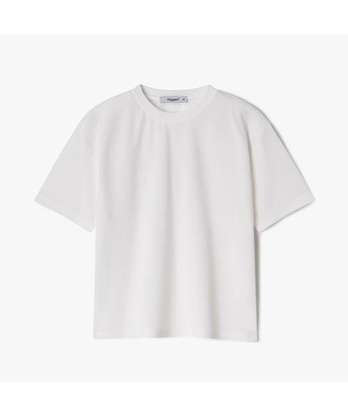 POLYGRAM（ポリグラム）の「デイリーリングクルラウンド半袖Tシャツ - 6COLOR（Tシャツ/カットソー・レディース・スカイブルー/ブラック/アイボリー/セージグリーン/グレイッシュベージュ/コーラルピンク・MEDIUM/LARGE/X-LARGE）」の2枚目の写真