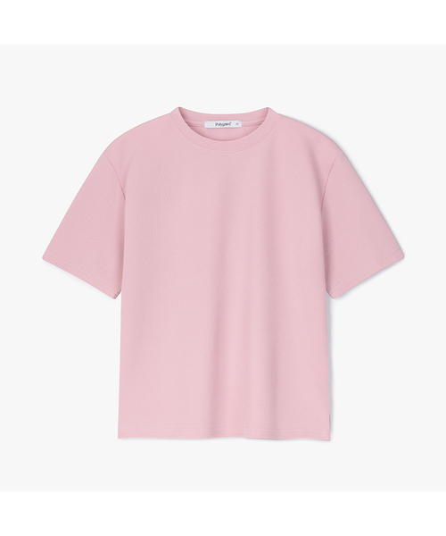 POLYGRAM（ポリグラム）の「デイリーリングクルラウンド半袖Tシャツ - 6COLOR（Tシャツ/カットソー・レディース・スカイブルー/ブラック/アイボリー/セージグリーン/グレイッシュベージュ/コーラルピンク・MEDIUM/LARGE/X-LARGE）」の6枚目の写真