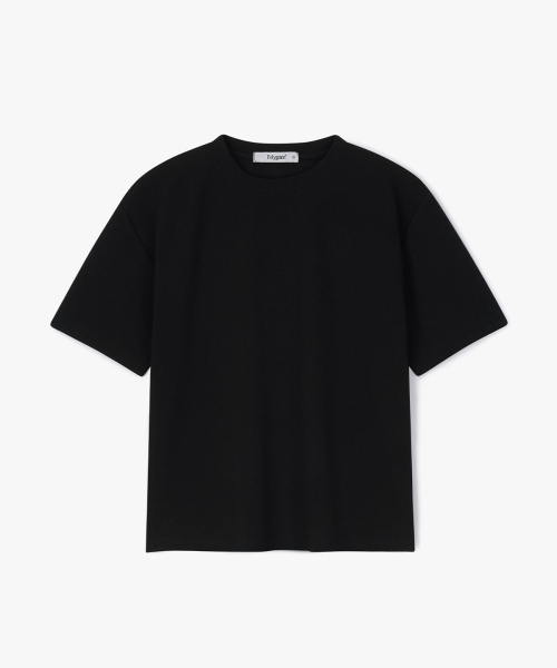 POLYGRAM（ポリグラム）の「デイリーリングクルラウンド半袖Tシャツ - 6COLOR（Tシャツ/カットソー・レディース・スカイブルー/ブラック/アイボリー/セージグリーン/グレイッシュベージュ/コーラルピンク・MEDIUM/LARGE/X-LARGE）」の7枚目の写真
