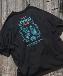 KAVU（カブー）の「KAVU/カブー 限定展開 KAVU×ORION 別注 ビッグシルエット アニマルバックプリント クルーネック Tシャツ / TIGER＆BEAR（Tシャツ/カットソー）」