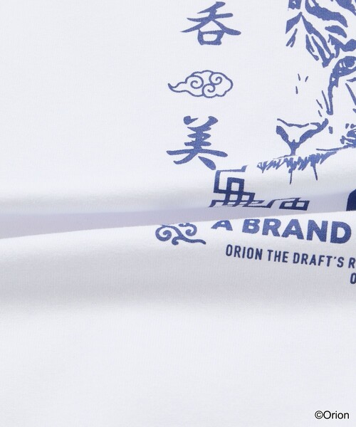 KAVU（カブー）の「KAVU/カブー 限定展開 KAVU×ORION 別注 ビッグシルエット アニマルバックプリント クルーネック Tシャツ / TIGER＆BEAR（Tシャツ/カットソー・メンズ・ピンク/ホワイト/ベージュ/ブラック・SMALL/LARGE/MEDIUM）」の13枚目の写真