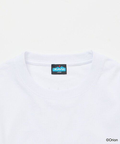 KAVU（カブー）の「KAVU/カブー 限定展開 KAVU×ORION 別注 ビッグシルエット アニマルバックプリント クルーネック Tシャツ / TIGER＆BEAR（Tシャツ/カットソー・メンズ・ピンク/ホワイト/ベージュ/ブラック・SMALL/LARGE/MEDIUM）」の15枚目の写真