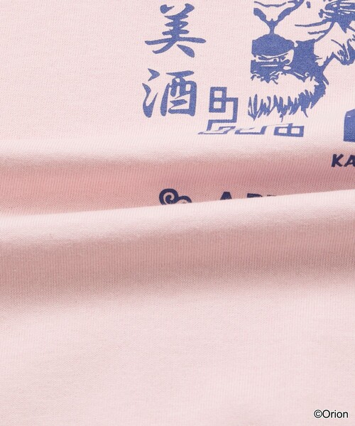 KAVU（カブー）の「KAVU/カブー 限定展開 KAVU×ORION 別注 ビッグシルエット アニマルバックプリント クルーネック Tシャツ / TIGER＆BEAR（Tシャツ/カットソー・メンズ・ピンク/ホワイト/ベージュ/ブラック・SMALL/LARGE/MEDIUM）」の19枚目の写真