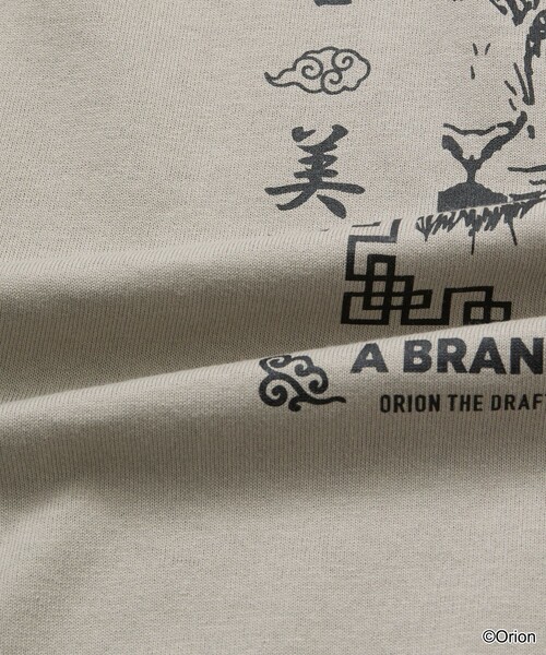 KAVU（カブー）の「KAVU/カブー 限定展開 KAVU×ORION 別注 ビッグシルエット アニマルバックプリント クルーネック Tシャツ / TIGER＆BEAR（Tシャツ/カットソー・メンズ・ピンク/ホワイト/ベージュ/ブラック・SMALL/LARGE/MEDIUM）」の21枚目の写真