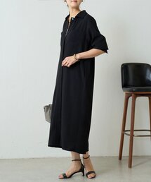 LIVETART | バックサテンシャツワンピース《LIVETAR》(ワンピース)