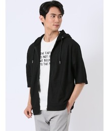 m.f.editorial（エムエフエディトリアル）の「【羽織り 薄手 軽量】カウラ/Kaule ハニカム メッシュ 半端袖 パーカー（パーカー）」