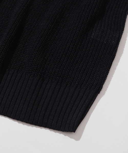 U.S. POLO ASSN.(ユーエスポロアッスン)の「【U.S. POLO ASSN./ユーエスポロアッスン】ワンポイント刺繍 シアーニットベスト(ベスト・メンズ・ネイビー/ブラック・LL/L/M)」の11枚目の写真