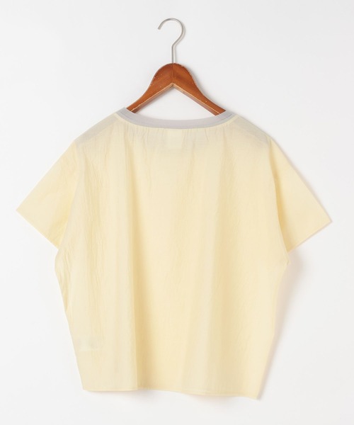 ORCIVAL(オーシバル)の「【ORCIVAL(オーシバル)】配色ネックプルオーバー(Tシャツ/カットソー・レディース・イエロー/ブラウン・FREE)」の11枚目の写真
