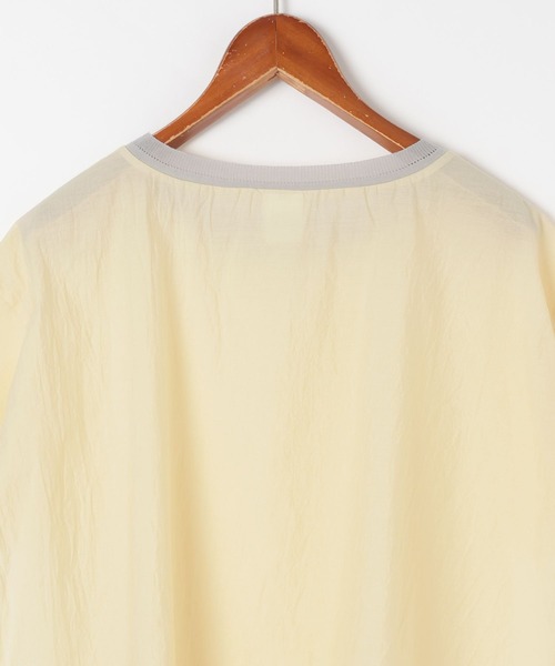 ORCIVAL(オーシバル)の「【ORCIVAL(オーシバル)】配色ネックプルオーバー(Tシャツ/カットソー・レディース・イエロー/ブラウン・FREE)」の9枚目の写真