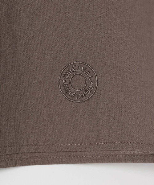 ORCIVAL(オーシバル)の「【ORCIVAL(オーシバル)】配色ネックプルオーバー(Tシャツ/カットソー・レディース・イエロー/ブラウン・FREE)」の4枚目の写真