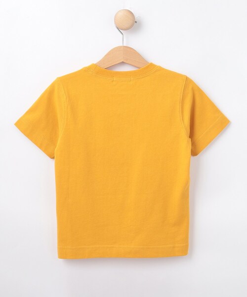 Dessin(デッサン)の「【リンクコーデ可/洗える】オーガニックコットンロゴTシャツ(Tシャツ/カットソー・キッズ・イエロー/ホワイト・14/12/10)」の4枚目の写真