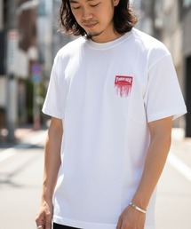 Dripped BOX LOGO S/S T-SHIRTS/THRASHER スラッシャー  Dripped BOX LOGO 半袖Tシャツ ボックスロゴ ドリップロゴ ワンポイント クルーネック ストリート スケート