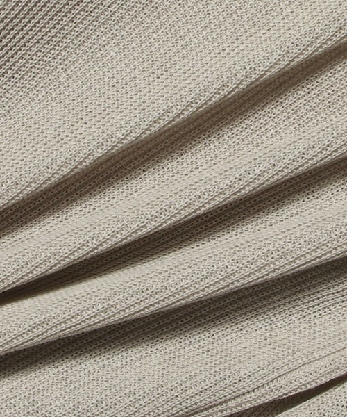 ESTNATION(エストネーション)の「ESTNATION / リネンコットン スキッパーニット(ニット/セーター・メンズ・ベージュ/ネイビー・MEDIUM/LARGE)」の10枚目の写真
