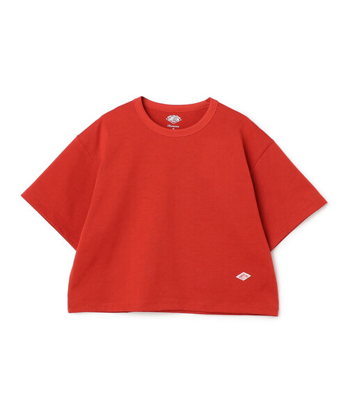 DANTON(ダントン)の「Store-Exclusive Women’s Cotton Jersey Short Length T-shirt(Tシャツ/カットソー・レディース・グレイッシュベージュ/ブラック/ブルー系その他/オレンジ系その他/ホワイト・S/M)」の5枚目の写真