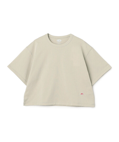 DANTON(ダントン)の「Store-Exclusive Women’s Cotton Jersey Short Length T-shirt(Tシャツ/カットソー・レディース・グレイッシュベージュ/ブラック/ブルー系その他/オレンジ系その他/ホワイト・S/M)」の3枚目の写真