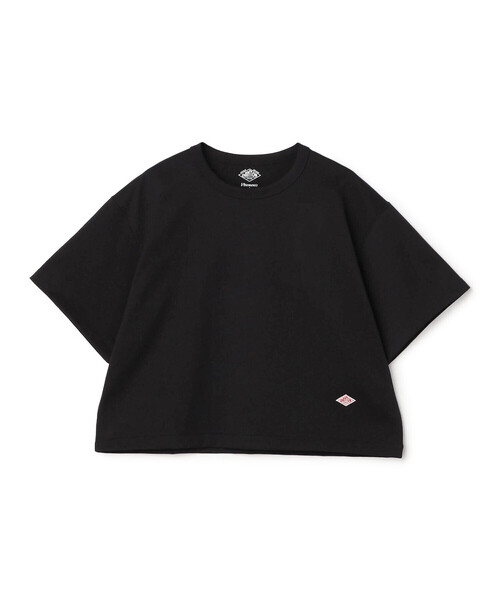 DANTON(ダントン)の「Store-Exclusive Women’s Cotton Jersey Short Length T-shirt(Tシャツ/カットソー・レディース・グレイッシュベージュ/ブラック/ブルー系その他/オレンジ系その他/ホワイト・S/M)」の2枚目の写真