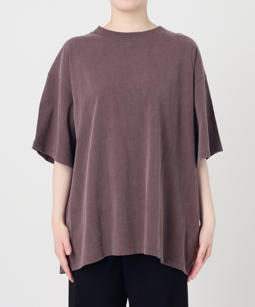 AMERICANA（アメリカーナ）の「【AMERICANA/アメリカーナ】別注OVER SILHOUETTE T（Tシャツ/カットソー・レディース・ブラック系その他/ボルドー・FREE）」の10枚目の写真