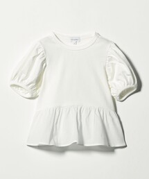 green label relaxing（グリーンレーベルリラクシング）の「【スタメンシリーズ】パフスリーブ Tシャツ   キッズ  100cm-160cm（Tシャツ/カットソー）」