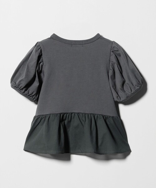green label relaxing（グリーンレーベルリラクシング）の「【スタメンシリーズ】パフスリーブ Tシャツ / キッズ  100cm-160cm（Tシャツ/カットソー・キッズ・ダークグレー/オレンジ/オフホワイト/ライム・100cm/160cm/130cm/140cm/110cm/120cm/150cm）」の17枚目の写真