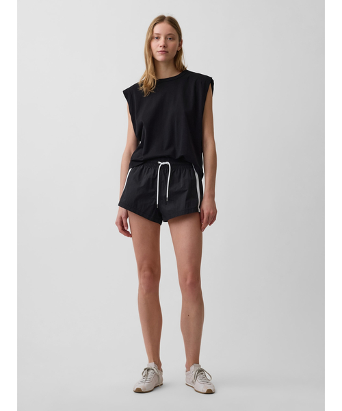 GAP(ギャップ)の「スーピマ(R) コットンマッスル タンクトップ(Tシャツ/カットソー・レディース・ブラック/ホワイト・XXS/M/S/L/XS/XL)」の5枚目の写真