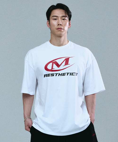 MIHAK(ミハク)の「シンボルビッグロゴオーバーサイズTシャツ(ホワイト)(Tシャツ/カットソー・メンズ・その他・3/1/2)」の1枚目の写真