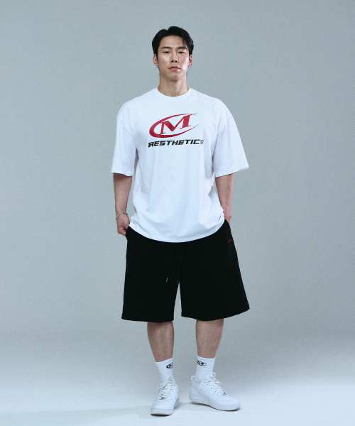 MIHAK(ミハク)の「シンボルビッグロゴオーバーサイズTシャツ(ホワイト)(Tシャツ/カットソー・メンズ・その他・3/1/2)」の2枚目の写真