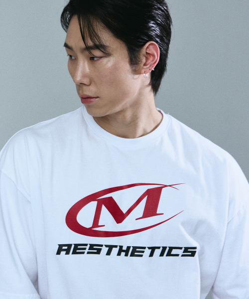 MIHAK(ミハク)の「シンボルビッグロゴオーバーサイズTシャツ(ホワイト)(Tシャツ/カットソー・メンズ・その他・3/1/2)」の6枚目の写真