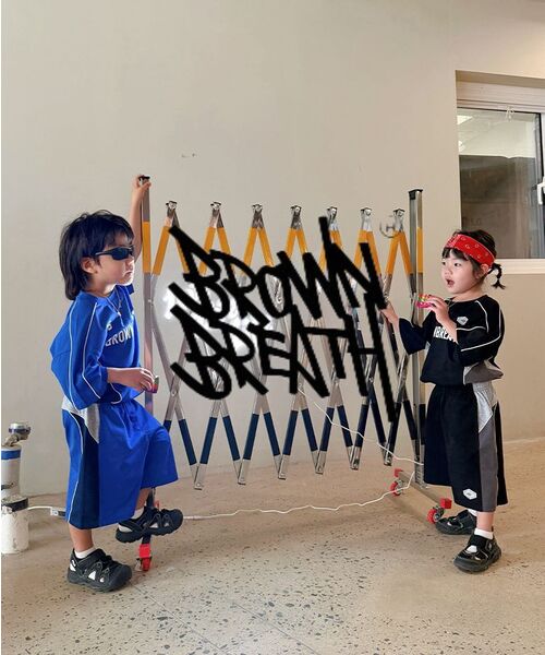 BROWNBREATH KIDS(ブラウンブレスキッズ)の「KIDS QUICK DRYING COLOR BLOCK SHORTS - BLACK(その他パンツ・レディース・その他・140/150/110/120/130)」の5枚目の写真