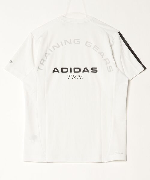 adidas（アディダス）の「【別注】アディダス adidas M TRN バックロゴ S/S Tシャツ 限定コラボ（Tシャツ/カットソー・メンズ・ホワイト/ブラック/グリーン・M/L/LL/3L/S）」の14枚目の写真