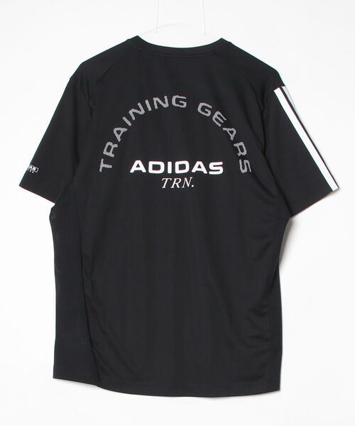 adidas（アディダス）の「【別注】アディダス adidas M TRN バックロゴ S/S Tシャツ 限定コラボ（Tシャツ/カットソー・メンズ・ホワイト/ブラック/グリーン・M/L/LL/3L/S）」の4枚目の写真