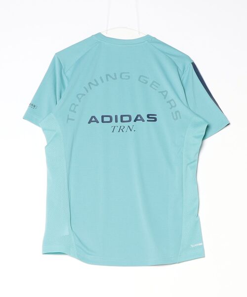 adidas（アディダス）の「【別注】アディダス adidas M TRN バックロゴ S/S Tシャツ 限定コラボ（Tシャツ/カットソー・メンズ・ホワイト/ブラック/グリーン・M/L/LL/3L/S）」の13枚目の写真