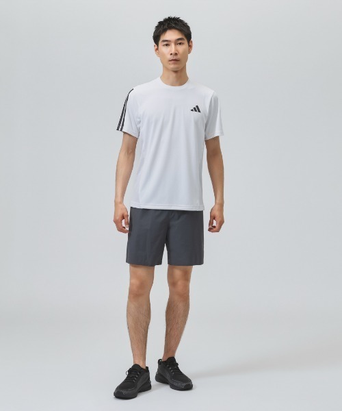 adidas（アディダス）の「【別注】アディダス adidas M TRN バックロゴ S/S Tシャツ 限定コラボ（Tシャツ/カットソー・メンズ・ホワイト/ブラック/グリーン・M/L/LL/3L/S）」の5枚目の写真